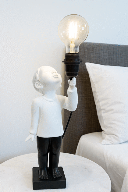 BOY WITH LAMP